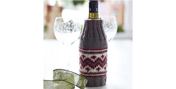 World-Class Wine Cozy!! (FREE Knitting Pattern)
