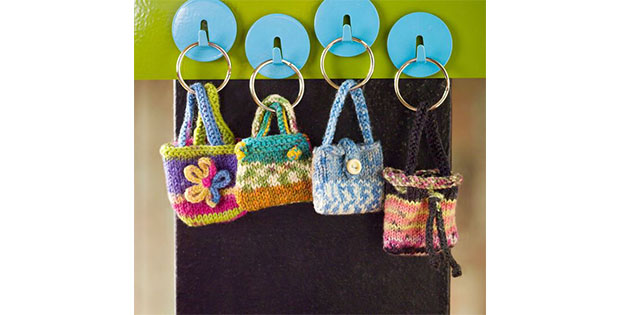 Marvelous Knitted Mini-Keyrings!