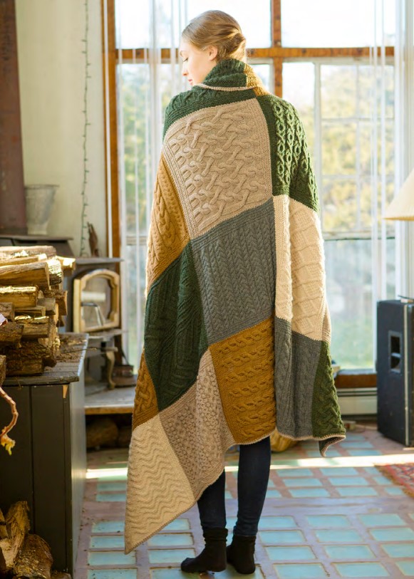 Beautifully Versatile Vintage Knitted Afghan!