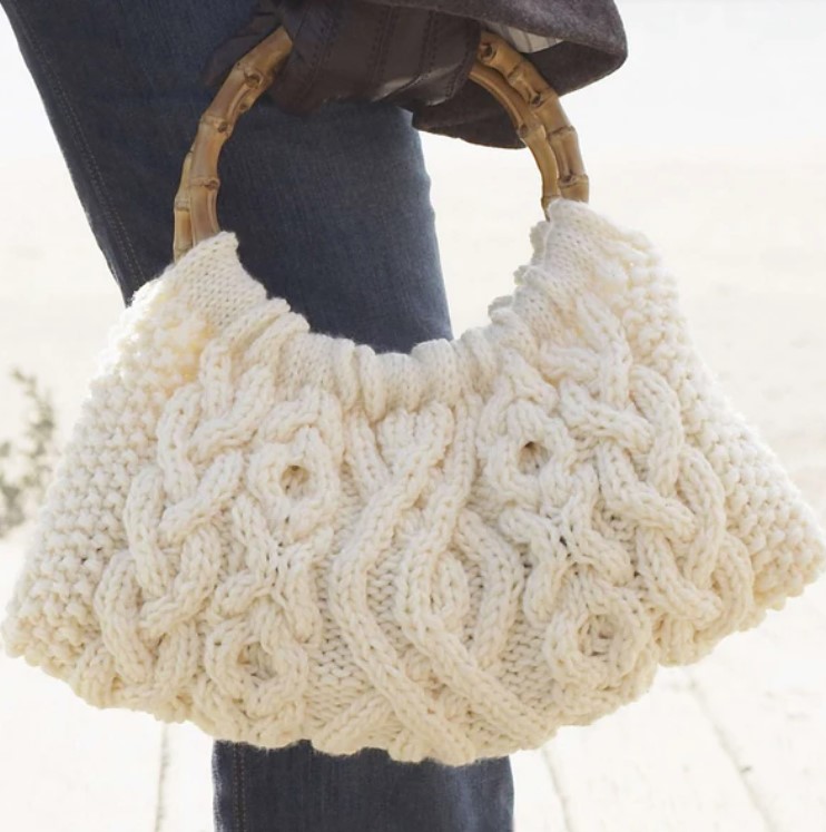 Keepsake Knit Cable Bag!